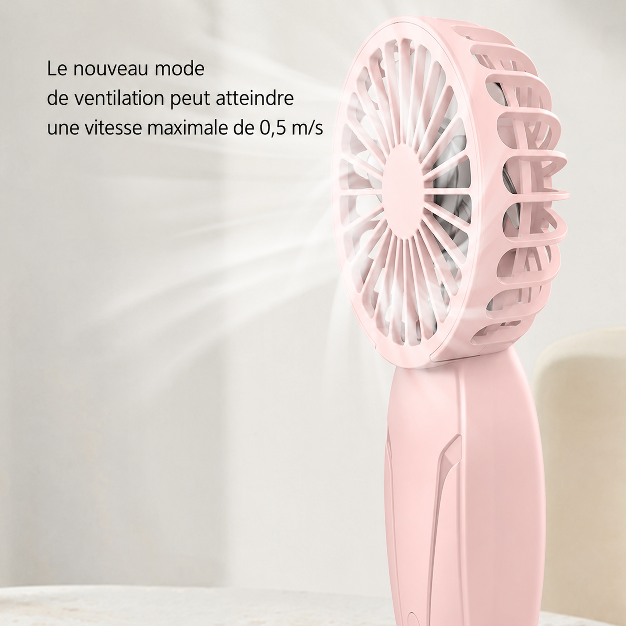 Mini Ventilateur de Poche USB Rechargeable | Canicule