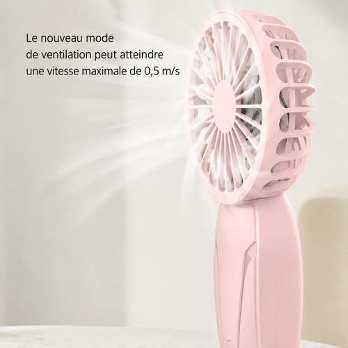 Mini Ventilateur de Poche USB Rechargeable | Canicule
