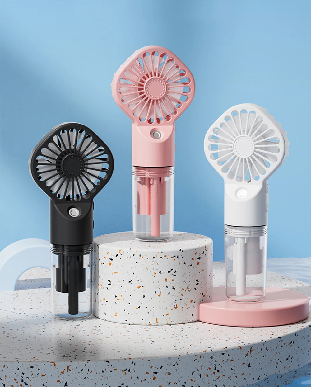 Ventilateur Brumisateur Portable Rechargeable | Canicule