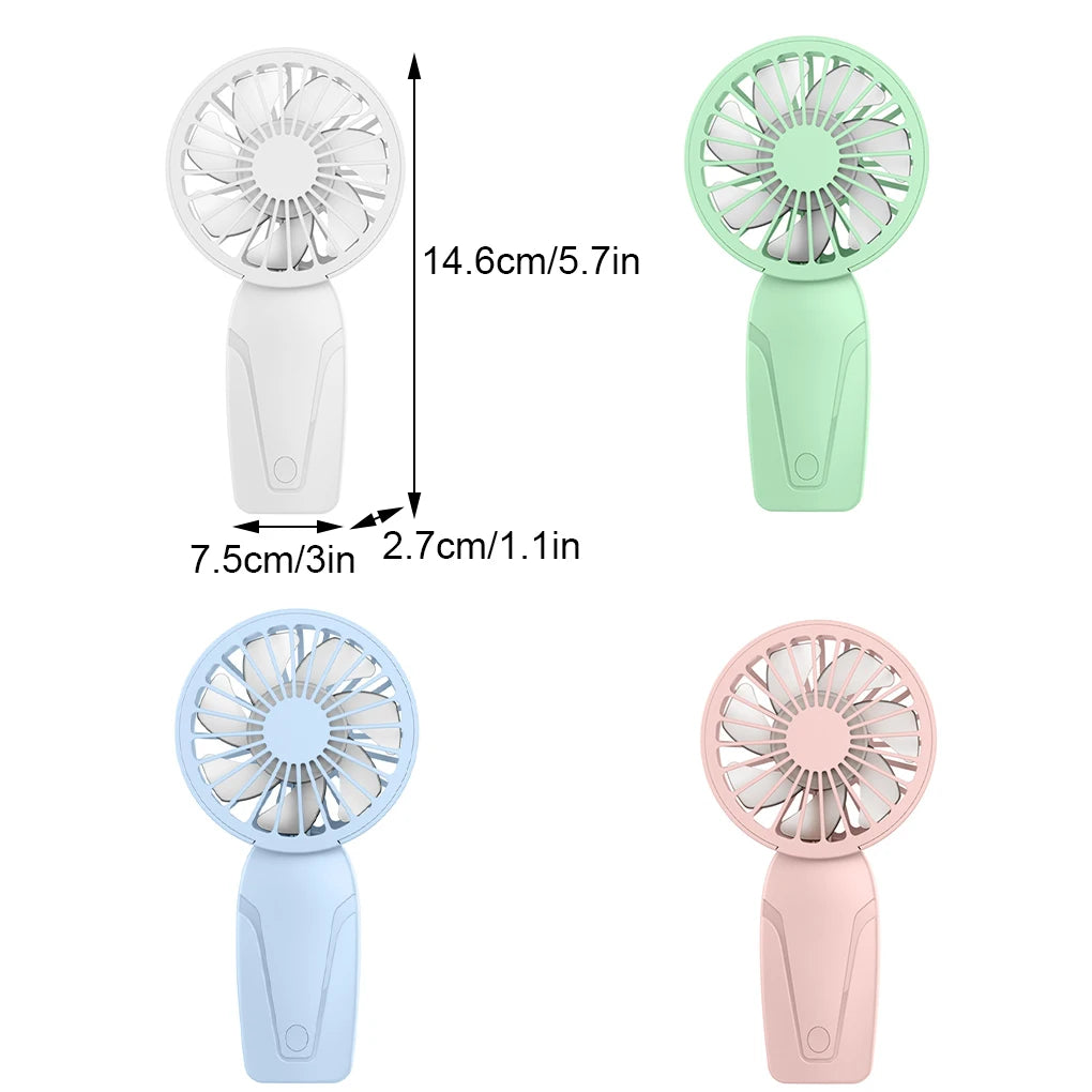 Mini Ventilateur de Poche USB Rechargeable | Canicule