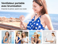 Ventilateur Brumisateur Portable Rechargeable | Canicule